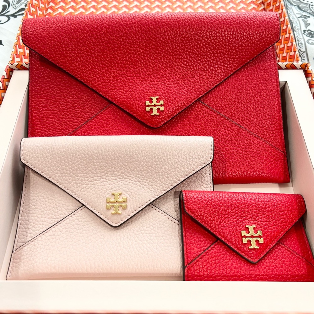 Brand new with tags Tory Burch Carter trio envelope/clutch set of 3